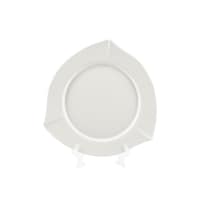 Picture of Porceletta Porcelain Triangle Plate, 26.5cm, Ivory