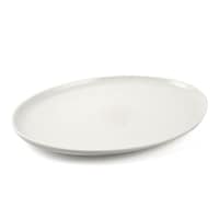 Porceletta Porcelain Oval Pizza Plate, 35cm, Ivory