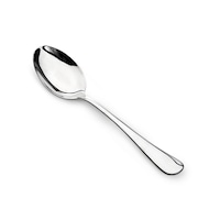 Vague Plano Stainless Steel Table Spoon, Silver