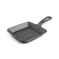 Picture of Vague Cast Iron Sizzling Pan with Base, 19cm, Black