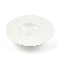 Picture of Porceletta Porcelain English Soup Plate, 12inch, Ivory