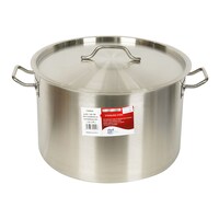 Picture of Catermaster Stainless Steel Casserole With Cover, 32L, Silver