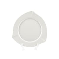 Picture of Porceletta Porcelain Triangle Plate, 24cm, Ivory