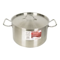 Picture of Catermaster Stainless Steel Casserole With Cover, 12.7L, Silver