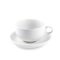 Picture of Porceletta Porcelain Coffee Cup & Saucer, 300ml, Ivory
