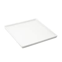Picture of Porceletta Porcelain Square Plate, 10inch, Ivory