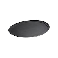 Picture of Vague Non Slip Plastic Slip Tray, 50x63cm, Oval Black
