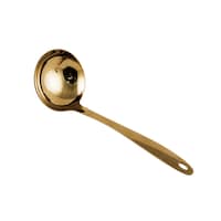 Picture of Vague Stainless Steel Soup Ladle, 24cm, Gold