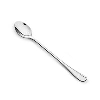 Vague Plano Stainless Steel Ice Spoon, Silver