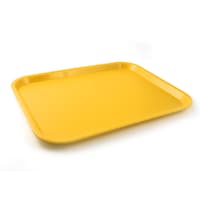 Picture of Vague Fast Food Plastic Tray, 45x35cm, Yellow