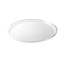 Acrylic Round Clear Plastic Tray, 35cm, Clear
