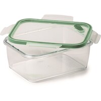 Picture of Snips Tritan Renew Rectangular Food Container, Clear & Green, 1.5L