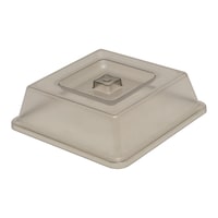 Al Makaan Square Shape Polycarbonate Hospital Food Lid Cover Without Plate