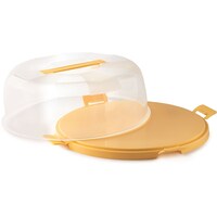 Picture of Snips Delice Cake Holder, Transparent & Yellow, 31.5cm