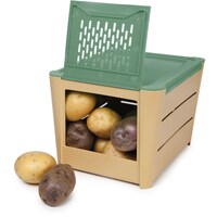 Picture of Snips Potatoes & Vegetables Keeper, Beige & Green, 3L