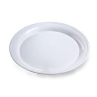 Picture of Vague Melamine Round Tray, 14inch, White