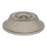 Al Makaan Round Shape Polycarbonate Hospital Food Lid Cover Without Plate, Grey
