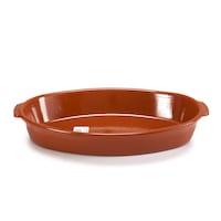 Picture of Arte Regal Clay Deep Oval Plate, 41cm, Brown