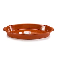 Picture of Arte Regal Clay Deep Oval Plate, 53cm, Brown