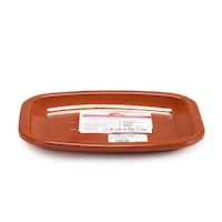 Picture of Arte Regal Clay Flat Rectangular Plate, 26cm, Brown