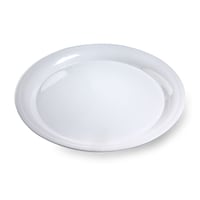 Picture of Vague Melamine Round Tray, 17.5inch, White