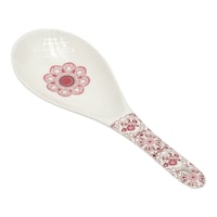 Picture of Vague Melamine Dream Design Ladle Spoon, 20.5cm, White