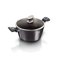 Picture of Berlinger Haus Metallic Line Casserole with Lid, 30cm, Carbon