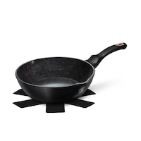 Picture of Berlinger Haus Deep Frypan with Two Mouth & Protector, 24cm, Black Rose