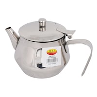 Raj Stainless Steel Tea Pot, 20oz, Silver
