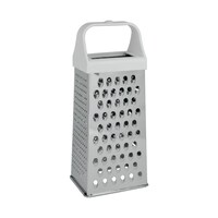 Picture of Metaltex 4-sided Steel Grater, 24cm, Silver & White