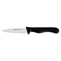 Metaltex Steel Basic Paring Knife, 19cm, Black