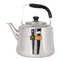 Yuan Hao Stainless Steel Kettle, 10L, Shiny Silver