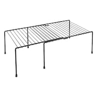 Picture of Metaltex Steel Expandable Shelf, Black