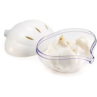 Snips Polystyrene Garlic Keeper, White & Transparent