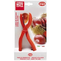 Picture of Snips Steel Blade Chestnut Cutter, Red