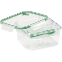 Snips Tritan Renew Airtight Square Lunch Box with Fork & Knife, 1.4L