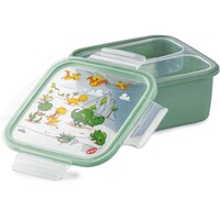 Picture of Snips Dinosaur Printed Square Lunch Box, Multicolour, 800ml