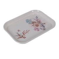 Picture of Yuhan Melamine Tulip & Sunflower Printed Tray, 19.5x25.5cm, Multicolor