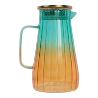 Picture of Yuhan Premium Gopeng Glass Jug, Green & Gold