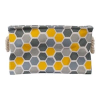 Picture of Yuhan Polyester Ball Print Washable Laundry Bag, Gray & Yellow