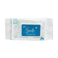 Smileplus Pure Water Baby Wipes, 80 Wipes - Pack of 5