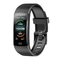 Touchmate Waterproof Fitness Band, Black