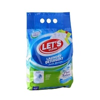 Let's Clean Pure Nature Laundry Detergent Powder (Front Load Automatic), 2Kg - Carton of 6