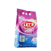 Let's Clean Purple Rose Laundry Detergent Powder (Front Load Automatic), 2Kg - Carton of 6