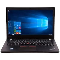 Picture of Lenovo T470 Touchscreen Laptop, Core i5, 8GB RAM, 256GB SSD, 14inch, Black (Refurbished)