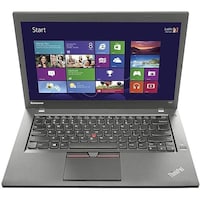 Lenovo T450 Laptop, Core i5 4th Gen, 4GB RAM, 500GB, 14inch, Black (Refurbished)