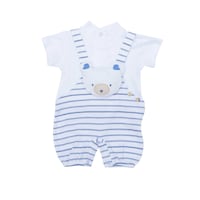 Pancy Teddy Bear Design Cotton Babyboy Jumpsuit