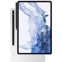 Picture of Samsung Galaxy Tab S8, Single SIM, 8GB RAM, 128GB, 11inch, Silver (Refurbished)