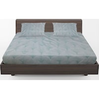 Home Tex Cotton Printed Flat Bedsheet Set, Blue Eventail - Carton of 14