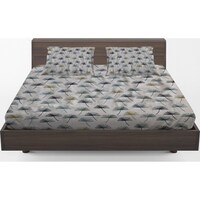 Home Tex Cotton Plamete Printed Flat Bedsheet Set, Multicolour - Carton of 14
